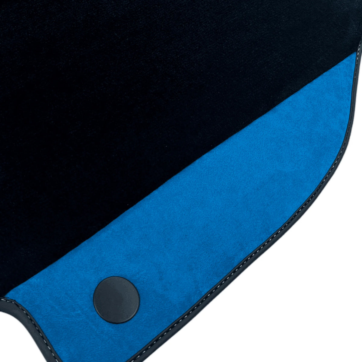 Floor Mats For Ferrari F8 Tributo 2019-2022 With Blue Alcantara Leather