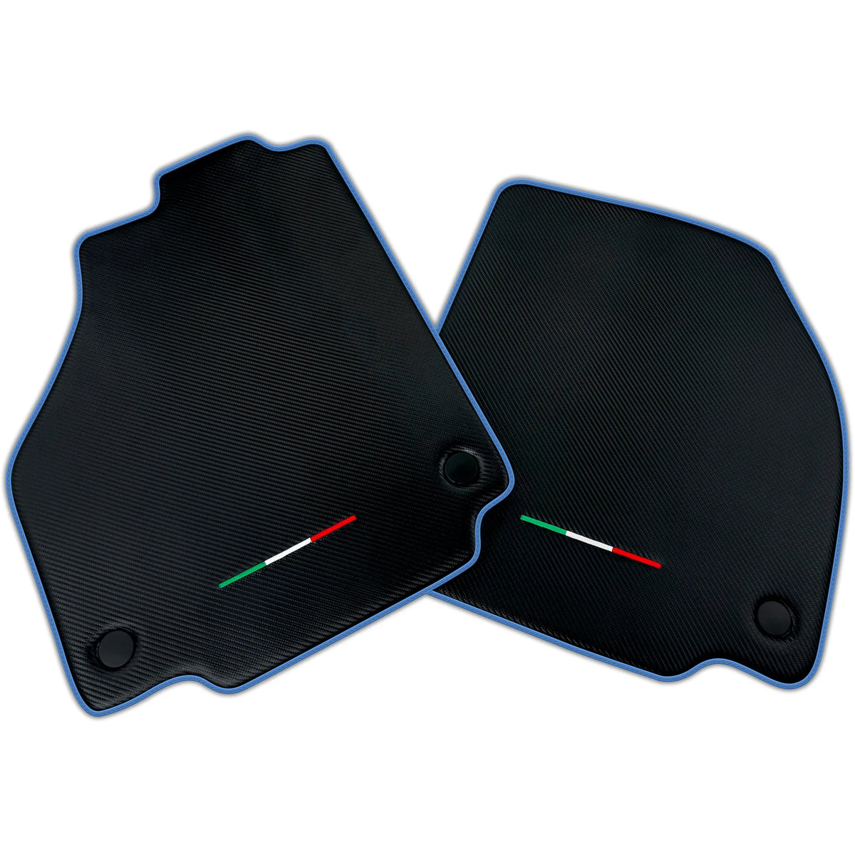 Floor Mats For Ferrari F8 Tributo (2019-2023) Carbon Fiber AutoWin Brand Italian Edition