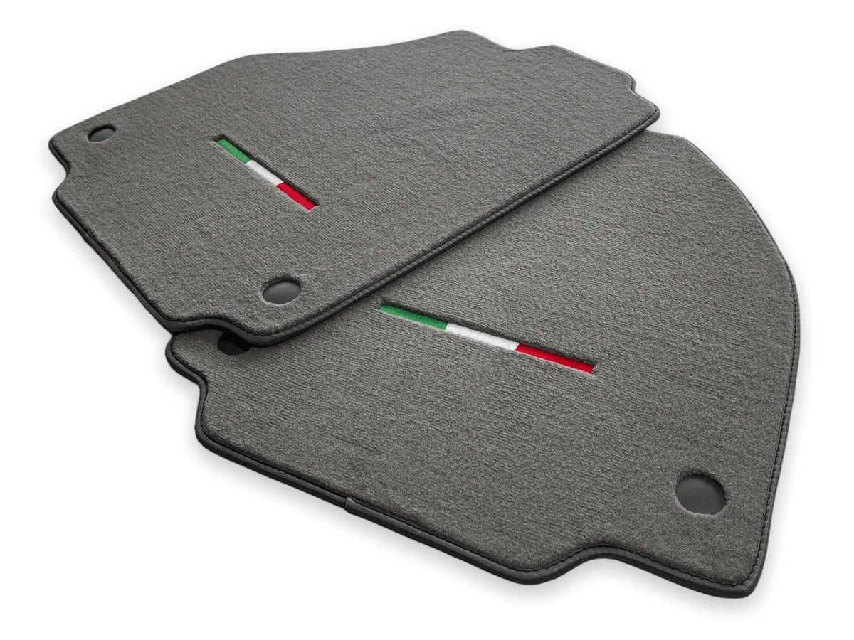 Floor Mats For Ferrari Spider 2012-2015 Gray Autowin Brand Italian Edition