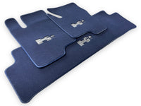 Floor Mats For Hummer H2 2003-2009 Tailored Dark Blue Color Carpets - AutoWin