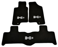 Floor Mats For Hummer H3 2005-2010 Tailored Black Carpets - AutoWin