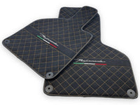 Floor Mats for Lamborghini Huracan Perfomante Alcantara Leather - AutoWin