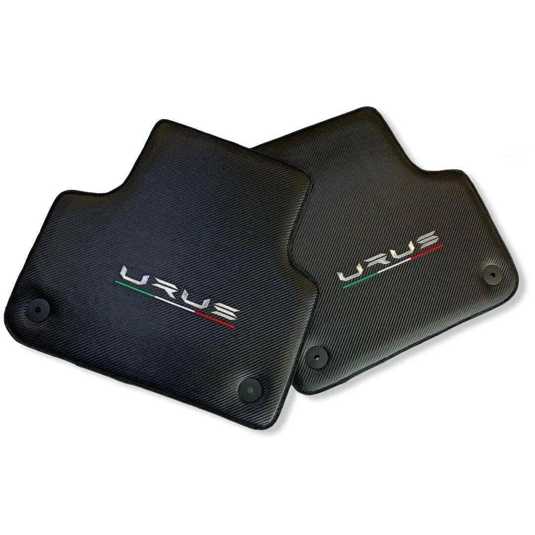 Floor Mats For Lamborghini Urus Made From Carbon Fiber Leather - AutoWin