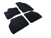 Floor Mats for Lincoln Continental (2017-2020) Sedan Black Tailored Carpets - AutoWin