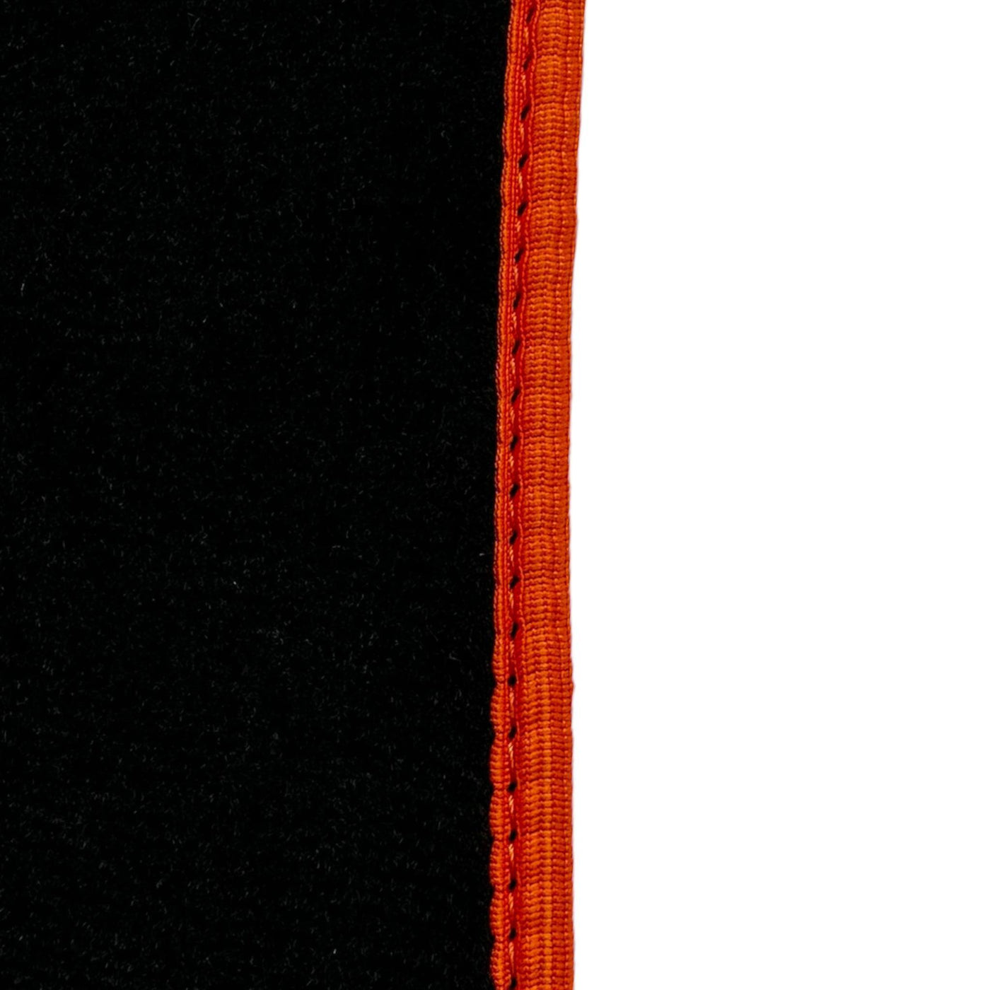 Floor Mats For McLaren 720S Black Tailored With Orange Trim - AutoWin
