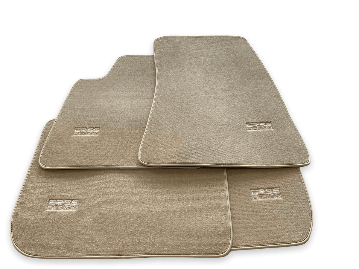 Floor Mats For Rolls Royce Ghost Series I (2010–2020) Beige ER56 Design