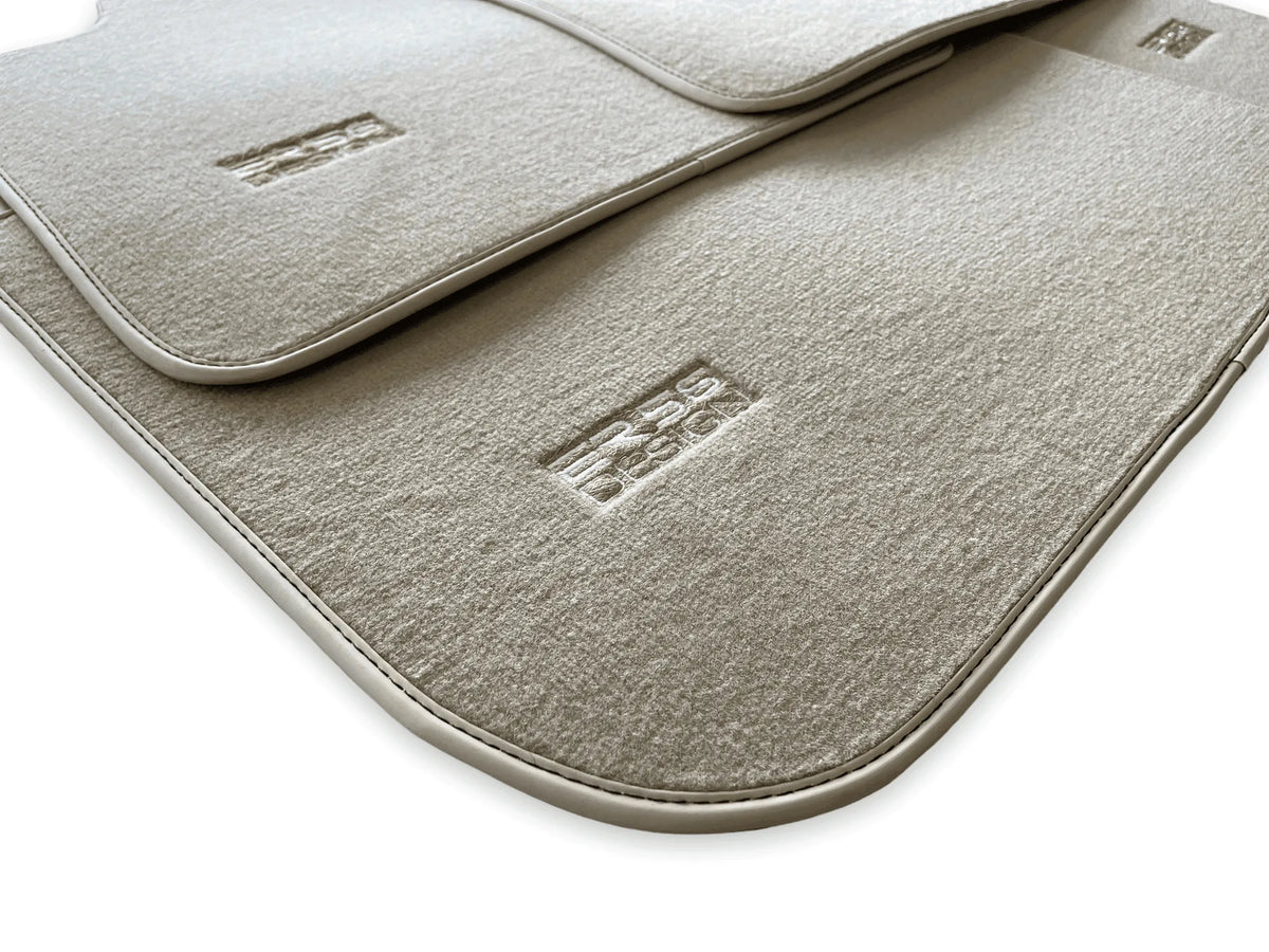 Floor Mats For Rolls Royce Ghost Series I (2010–2020) Beige ER56 Design
