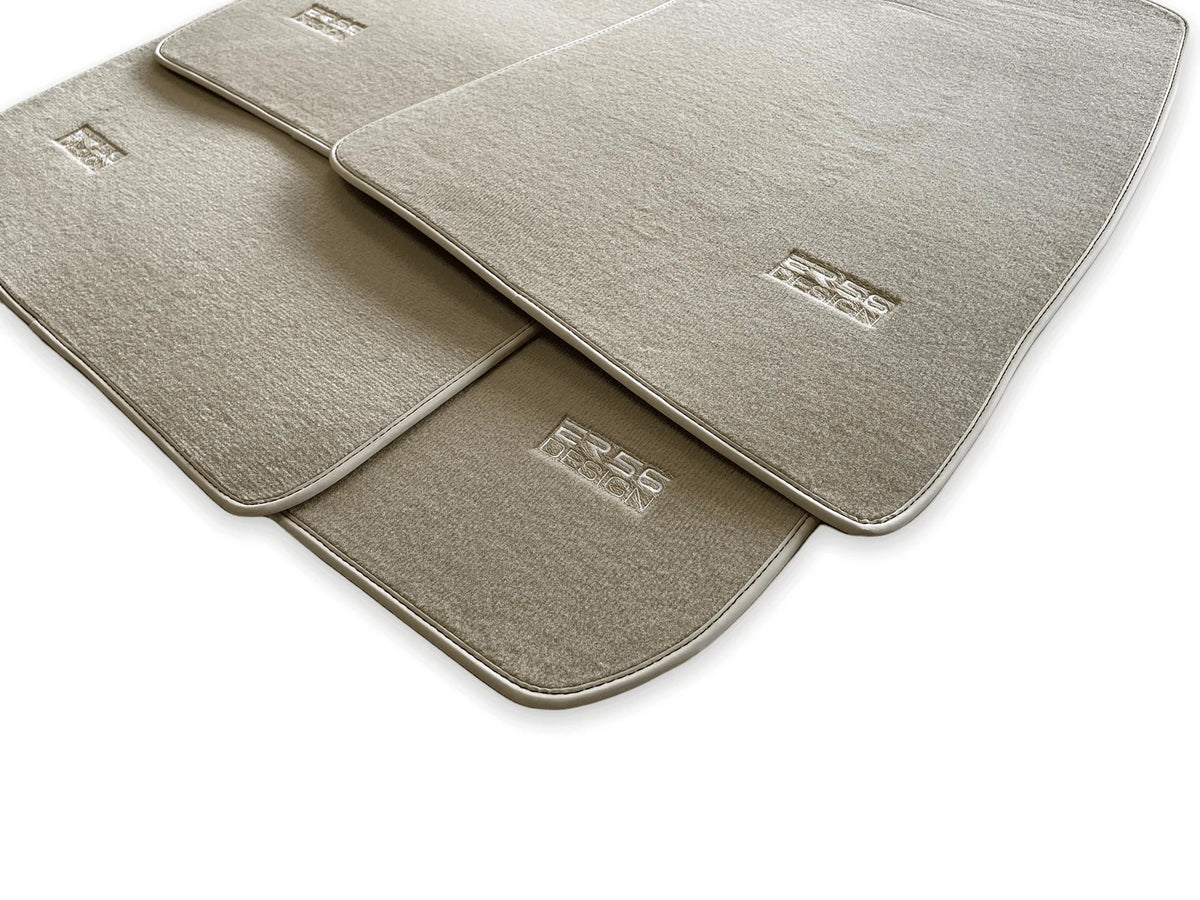 Floor Mats For Rolls Royce Ghost Series I (2010–2020) Beige ER56 Design