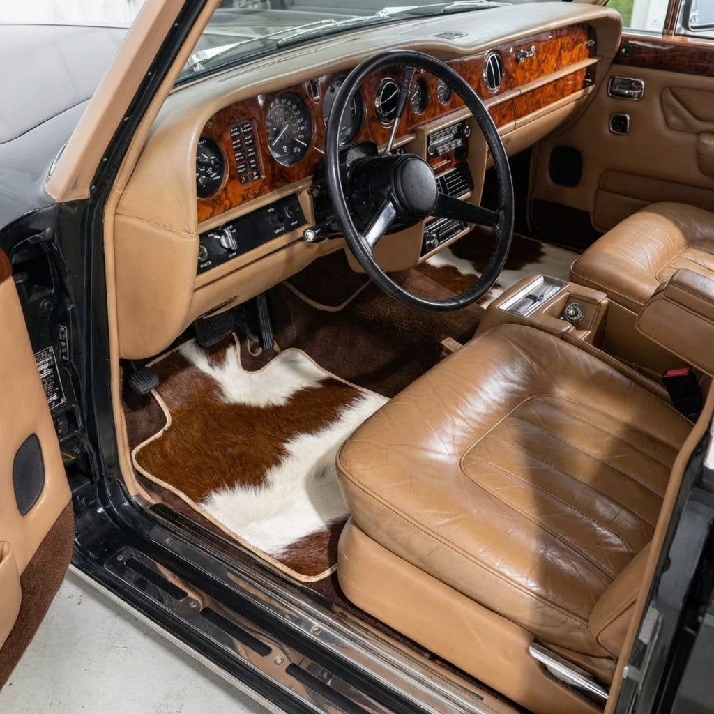 Floor Mats For Rolls Royce Wraith 2013-2023 Cow Leather