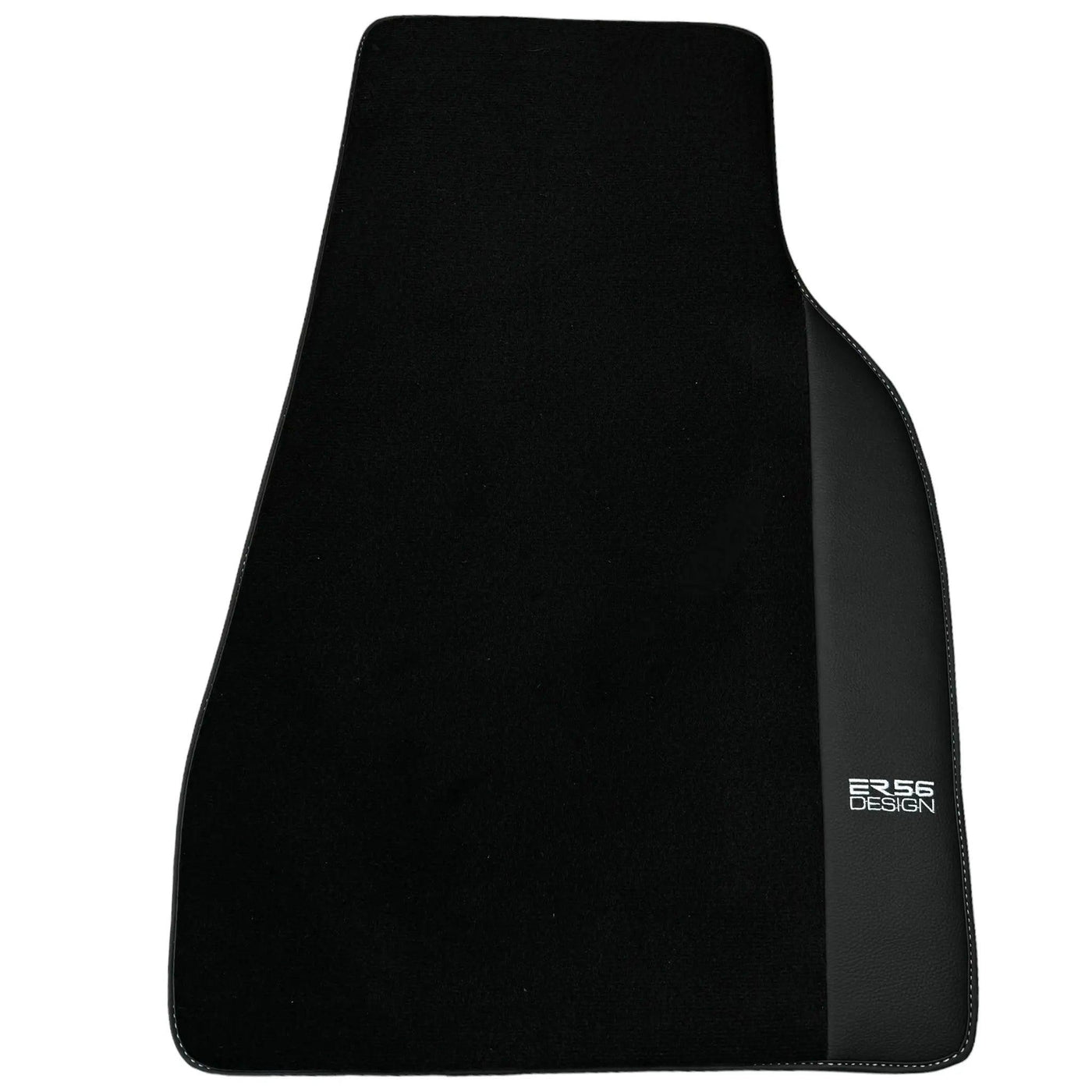 Floor Mats for Tesla Model X - 7 Seats (2016-2024) Black Tailored Carpets ER56 Design - AutoWin