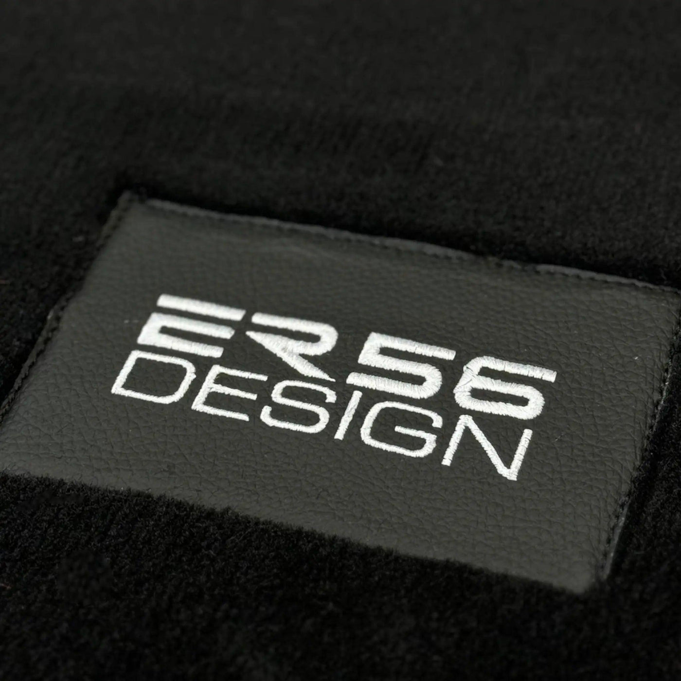 Floor Mats for Tesla Model X - 7 Seats (2016-2024) Black Tailored Carpets ER56 Design - AutoWin