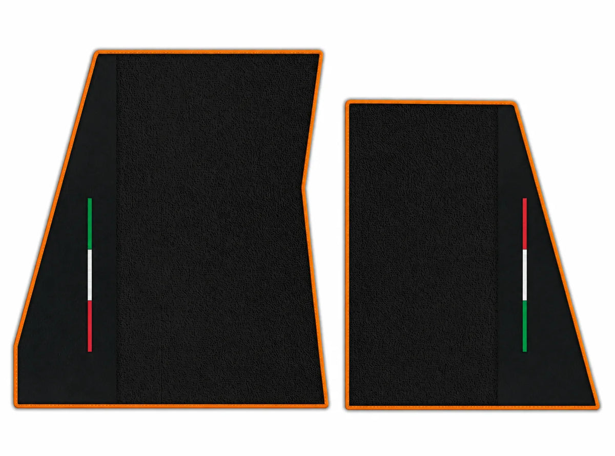 Floor Mats From Carpet With Leather for Ferrari F80 - Italy Collection
