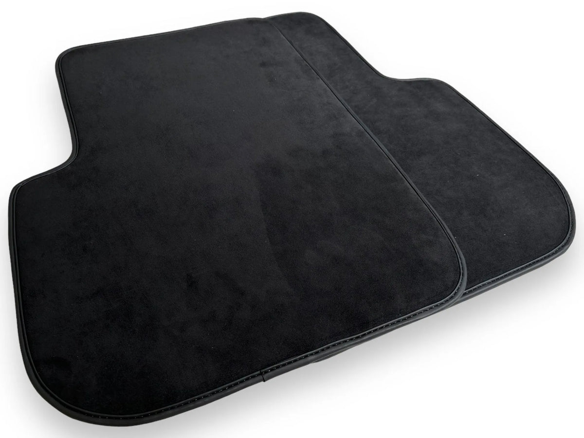 Genuine Alcantara Floor Mats for Ferrari 599 Coupe 2006-2012 Black ER56 Design - AutoWin