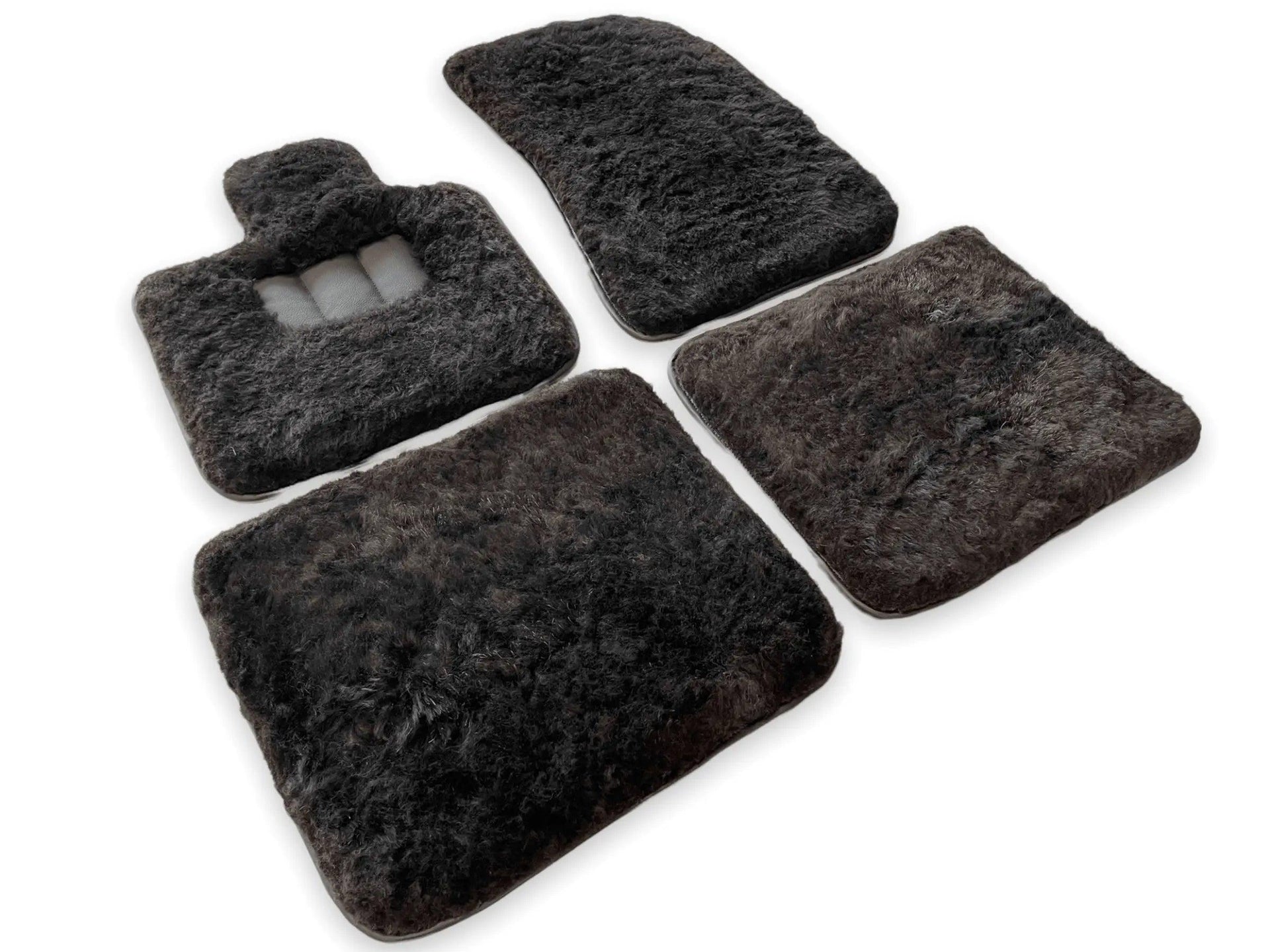 Genuine Sheepskin Floor Mats Bentley Flying Spur (2005-2013) Er56 Design Brand - AutoWin
