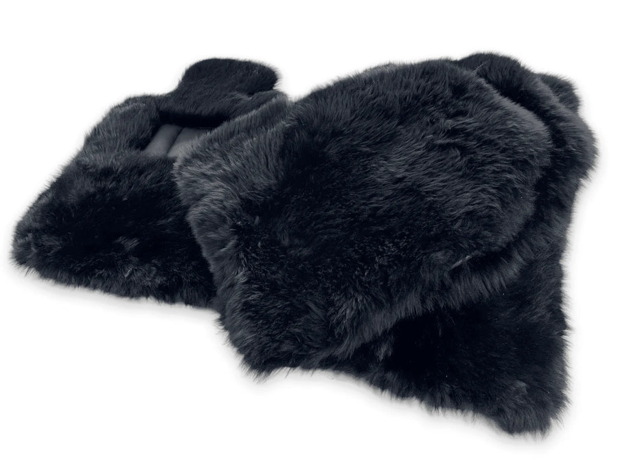 Genuine Sheepskin Floor Mats Rolls Royce Ghost Series II (2021-2024) Er56 Design Brand - AutoWin