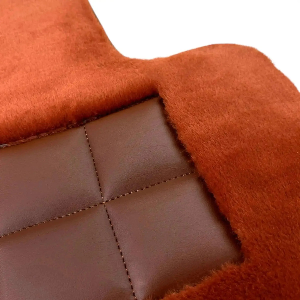 Ginger Color Sheepskin Floor Mats for Rolls-Royce Phantom Sedan (2003-2016)
