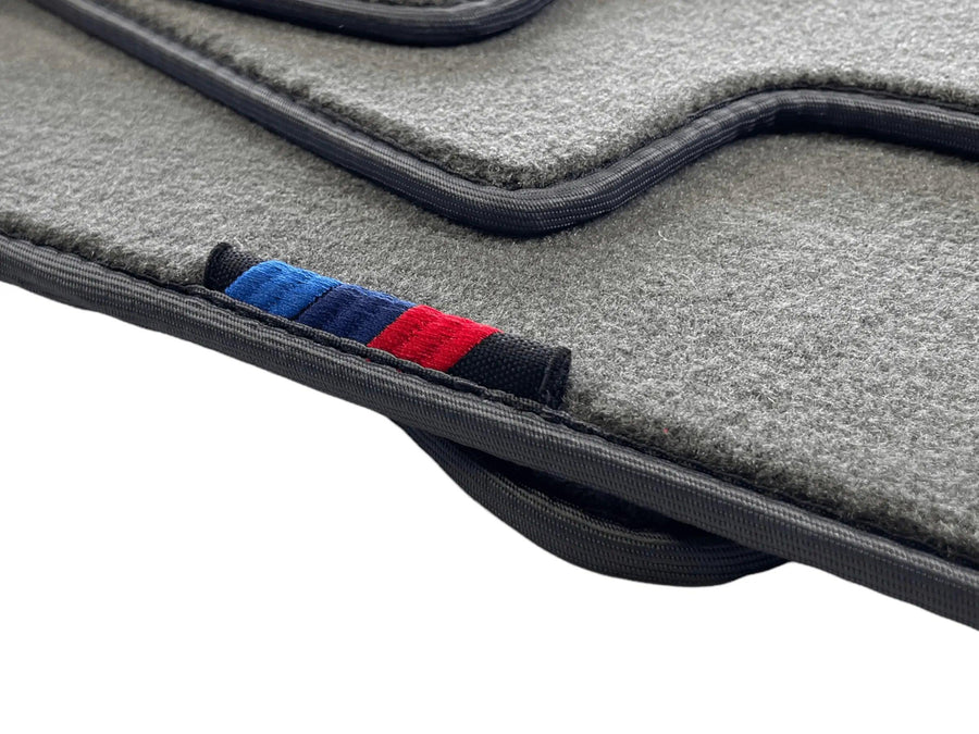 Gray Floor Mats For BMW 5 Series E39 With M Package AutoWin Brand - AutoWin