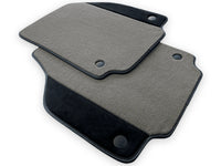 Gray Floor Mats For Ferrari 488 Spider (2016-2022) Carpets With Alcantara Leather - AutoWin