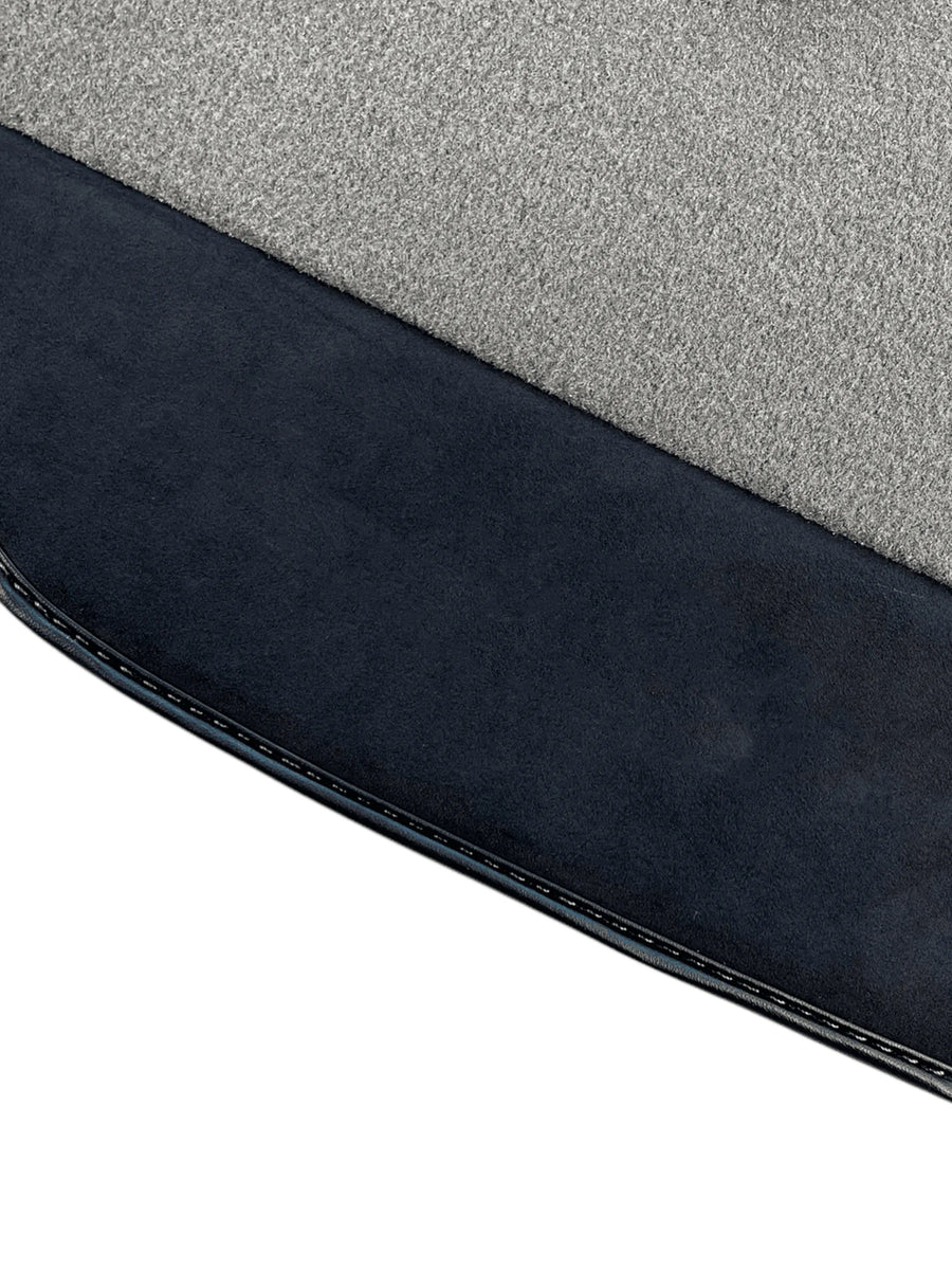 Gray Floor Mats For Ferrari F8 Spider 2019-2022 With Alcantara Leather - AutoWin