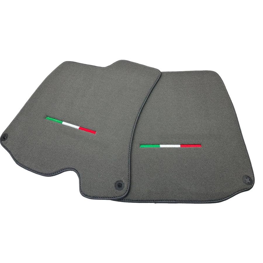Gray Floor Mats For Ferrari Portofino (2018-2023) Italian Edition - AutoWin