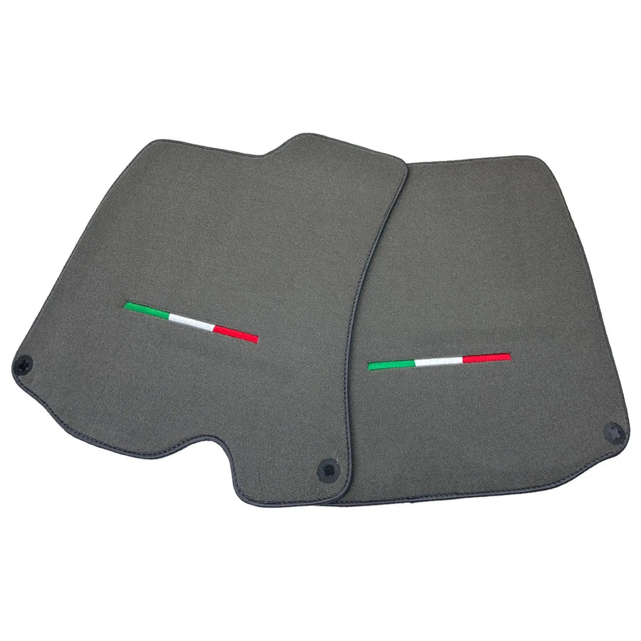 Gray Floor Mats For Ferrari Portofino (2018-2023) Italian Edition - AutoWin
