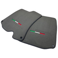 Gray Floor Mats For Ferrari Roma (2021-2024) Italian Edition - AutoWin