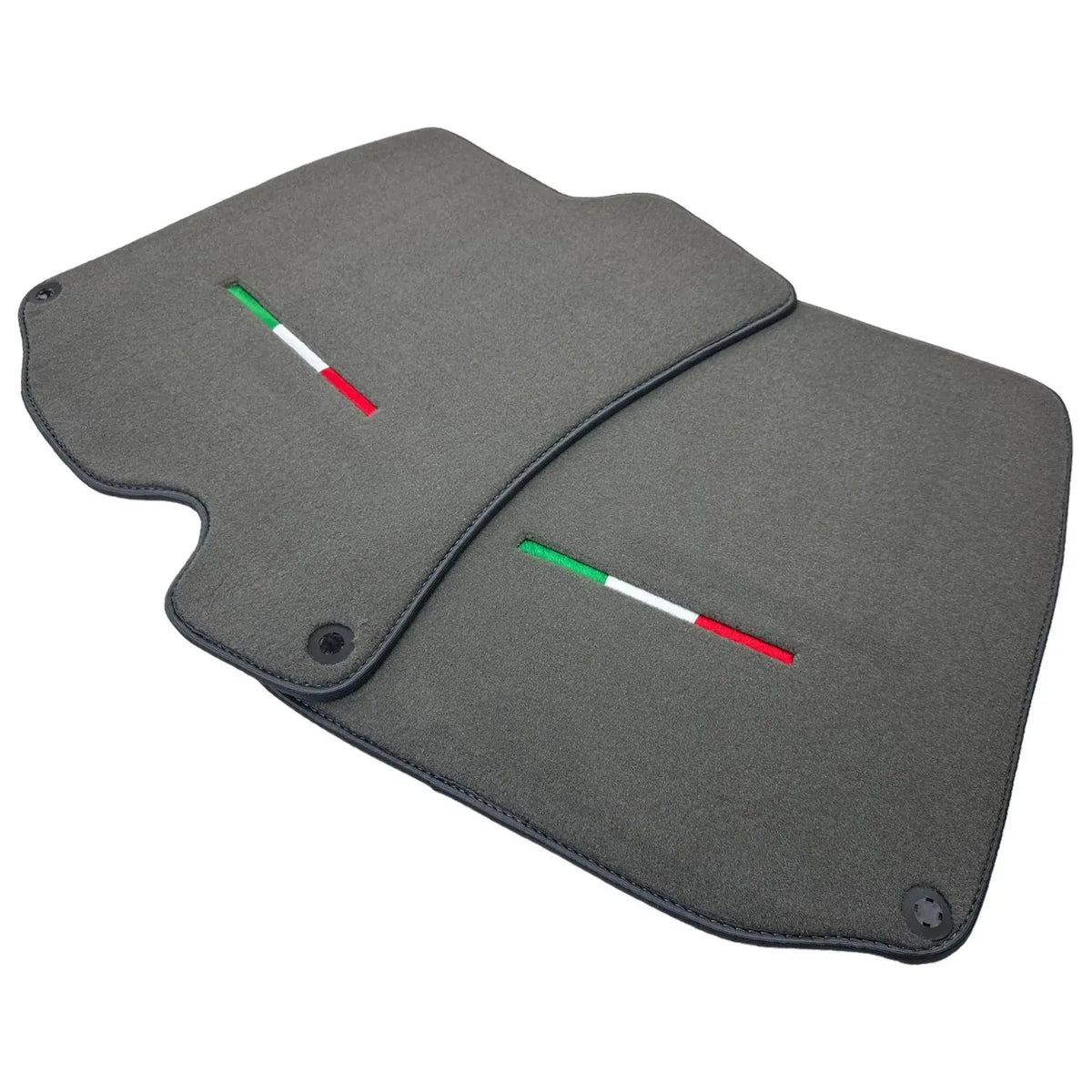Gray Floor Mats For Ferrari Roma (2021-2027) Italian Edition - AutoWin