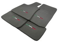 Gray Floor Mats For Maserati Coupé (2001-2007) Italy Edition - AutoWin