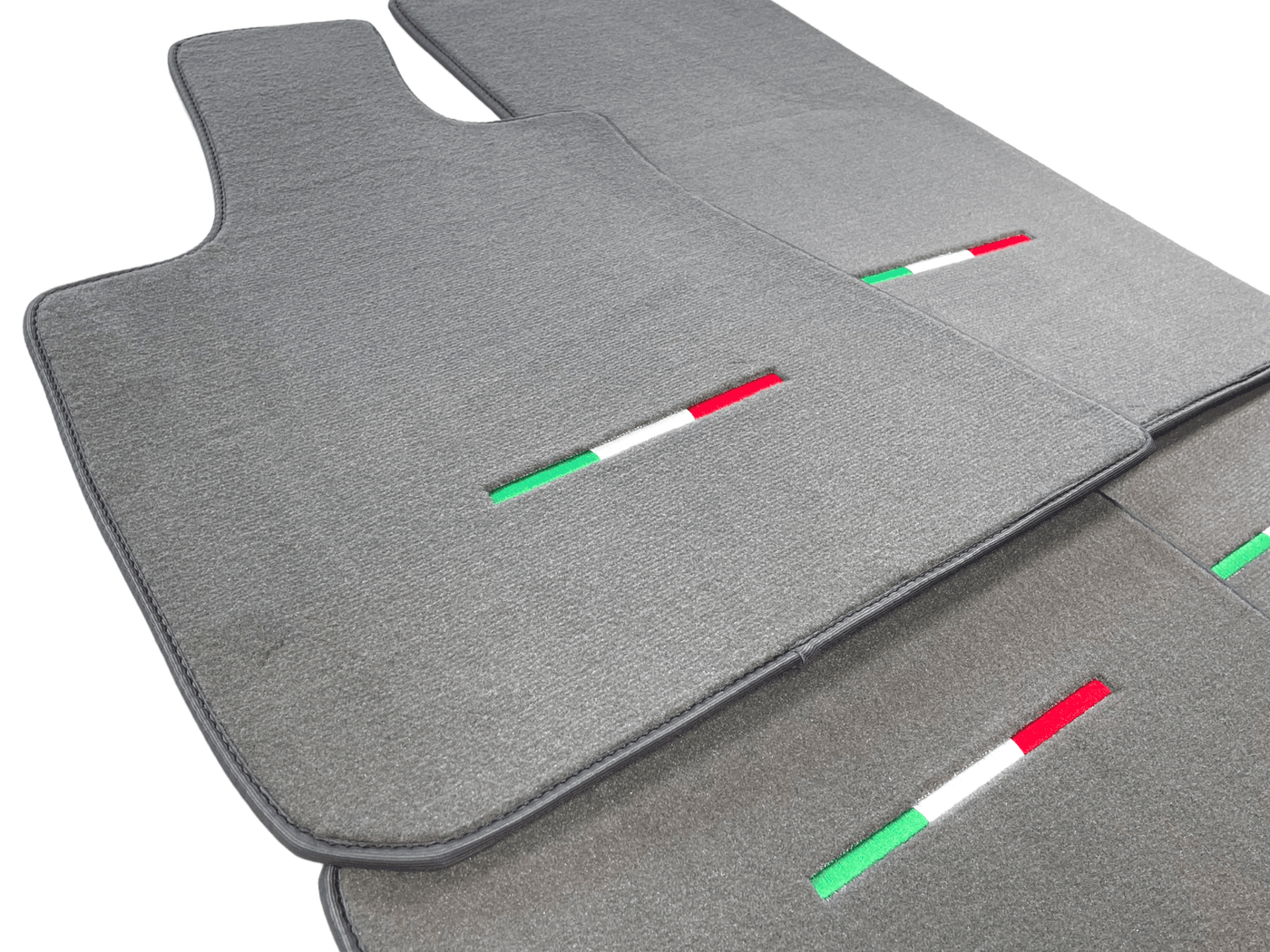 Gray Floor Mats For Maserati Coupé (2001-2007) Italy Edition - AutoWin