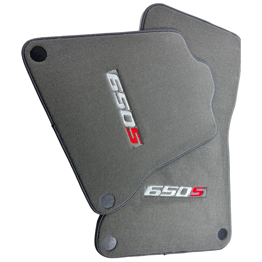 Gray Floor Mats For McLaren 650S Tailored - AutoWin