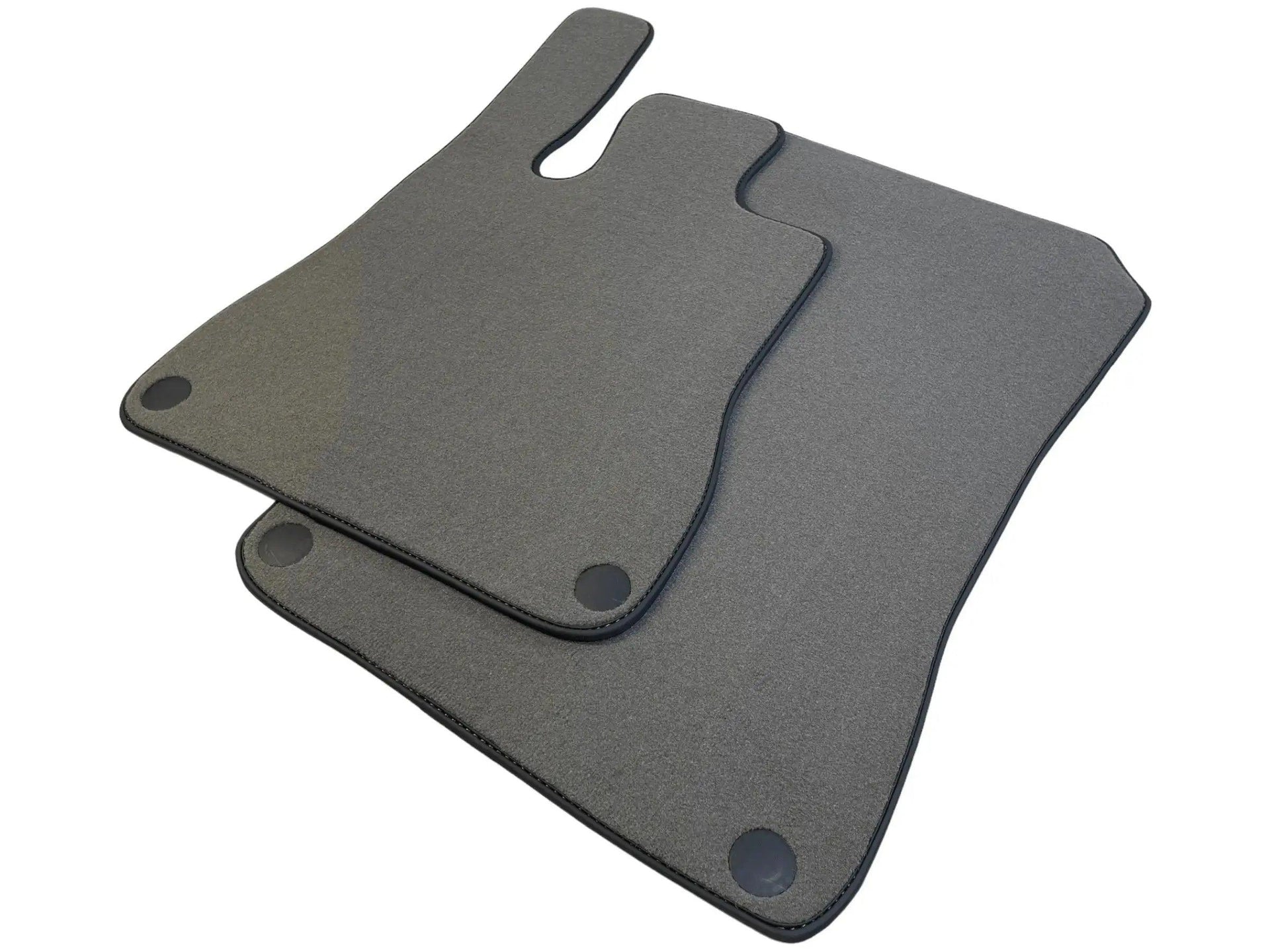 Gray Floor Mats For Mercedes-Benz R170 (1998-2000) Black Trim - AutoWin