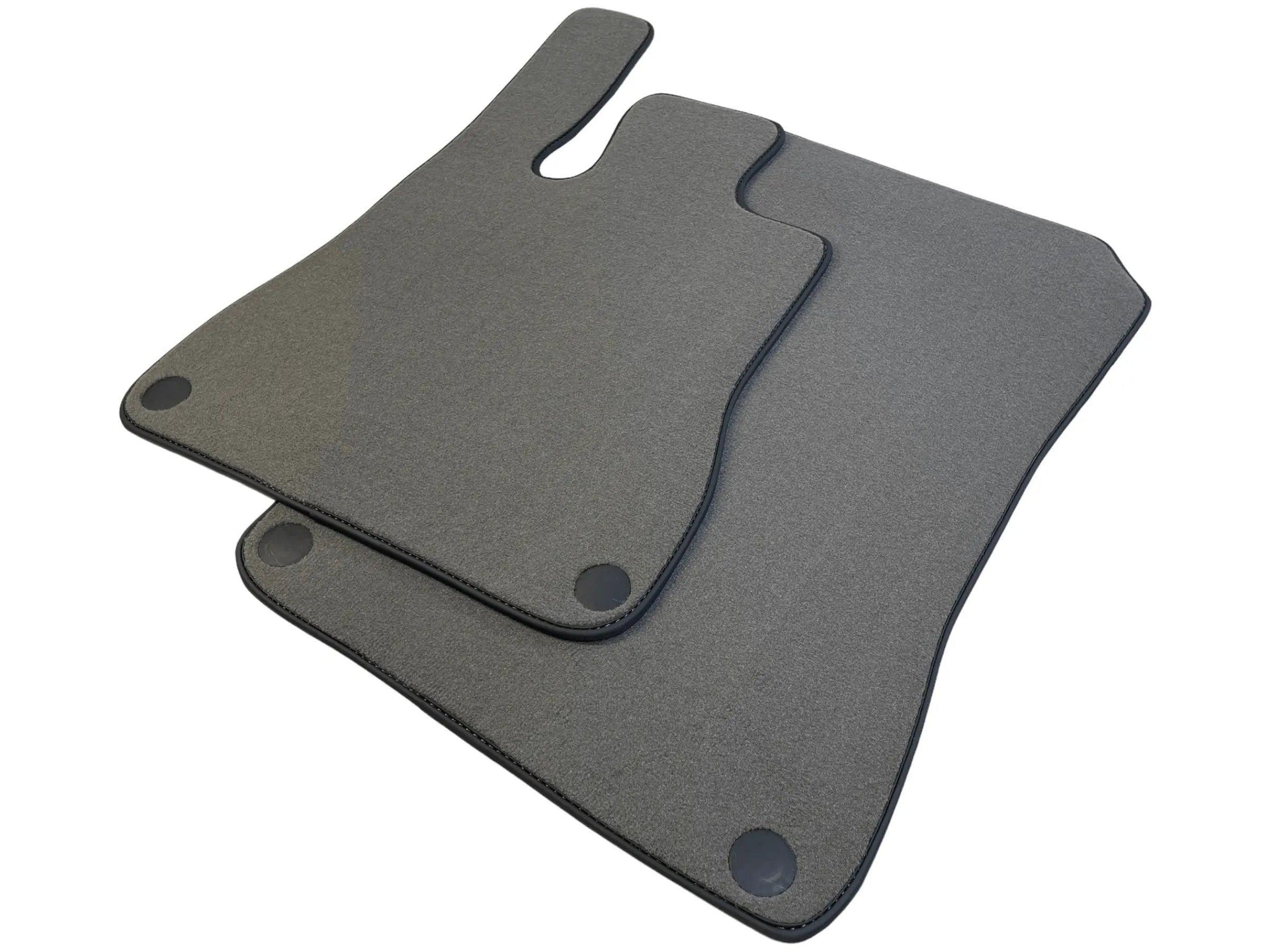 Gray Floor Mats For Mercedes-Benz SLC R172 (2016-2023) Black Trim - AutoWin