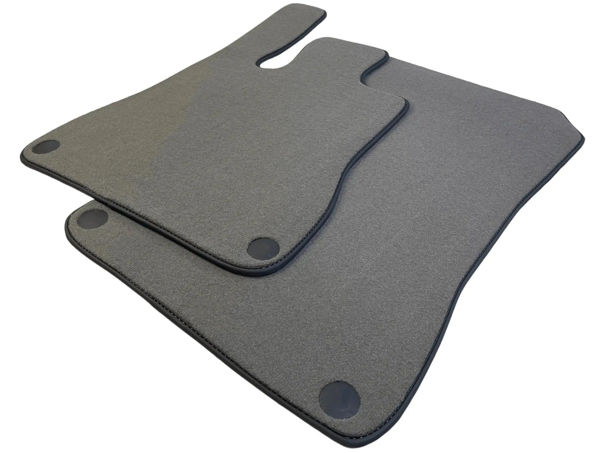Gray Floor Mats For Mercedes-Benz SLK R170 (2000-2004) Black Trim - AutoWin