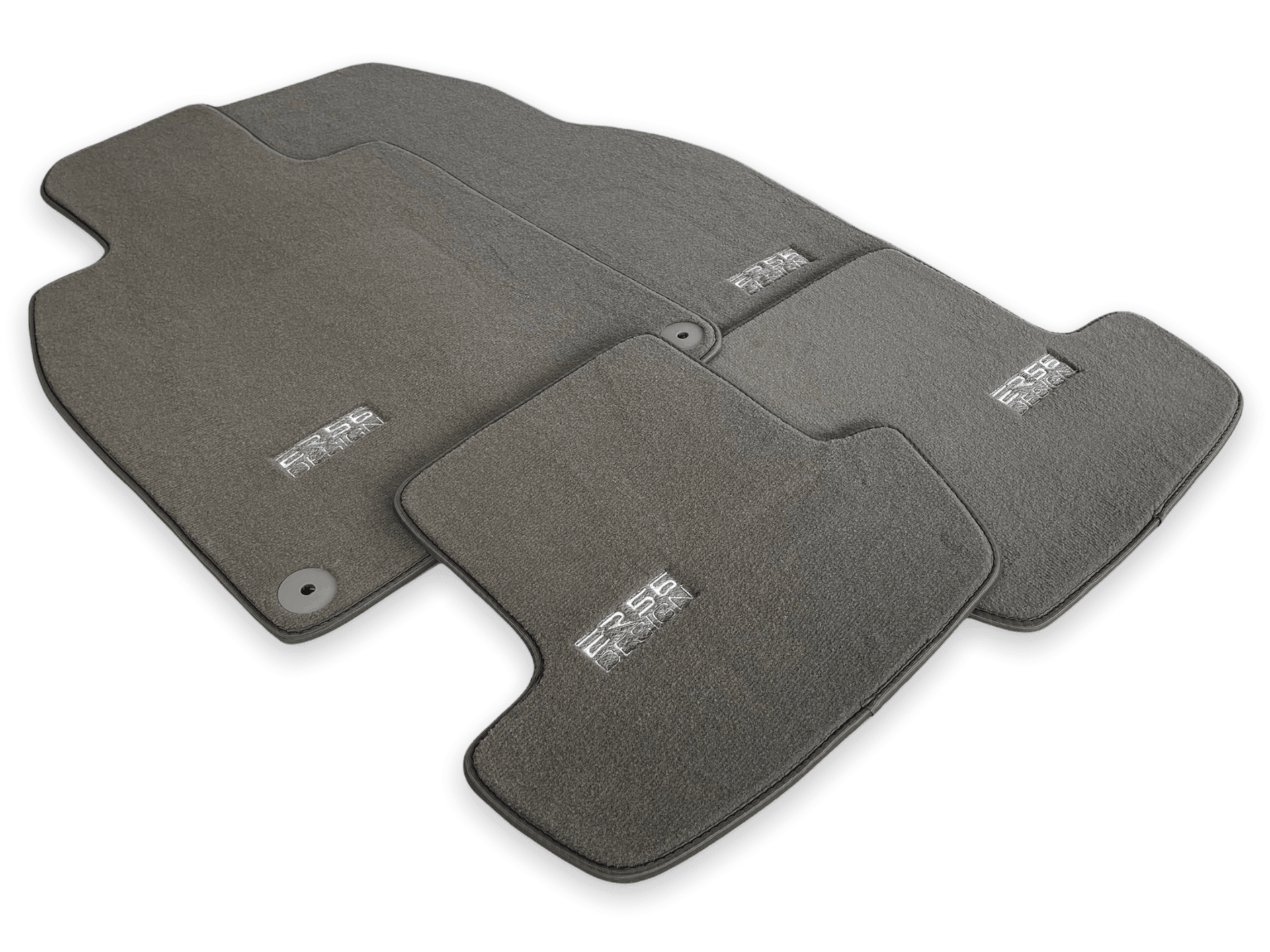 Gray Floor Mats for Porsche Taycan (2019-2023) | ER56 Design - AutoWin