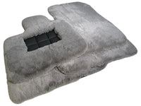 Gray Sheepskin Floor Mats For Bentley Bentayga Er56 Design Brand - AutoWin