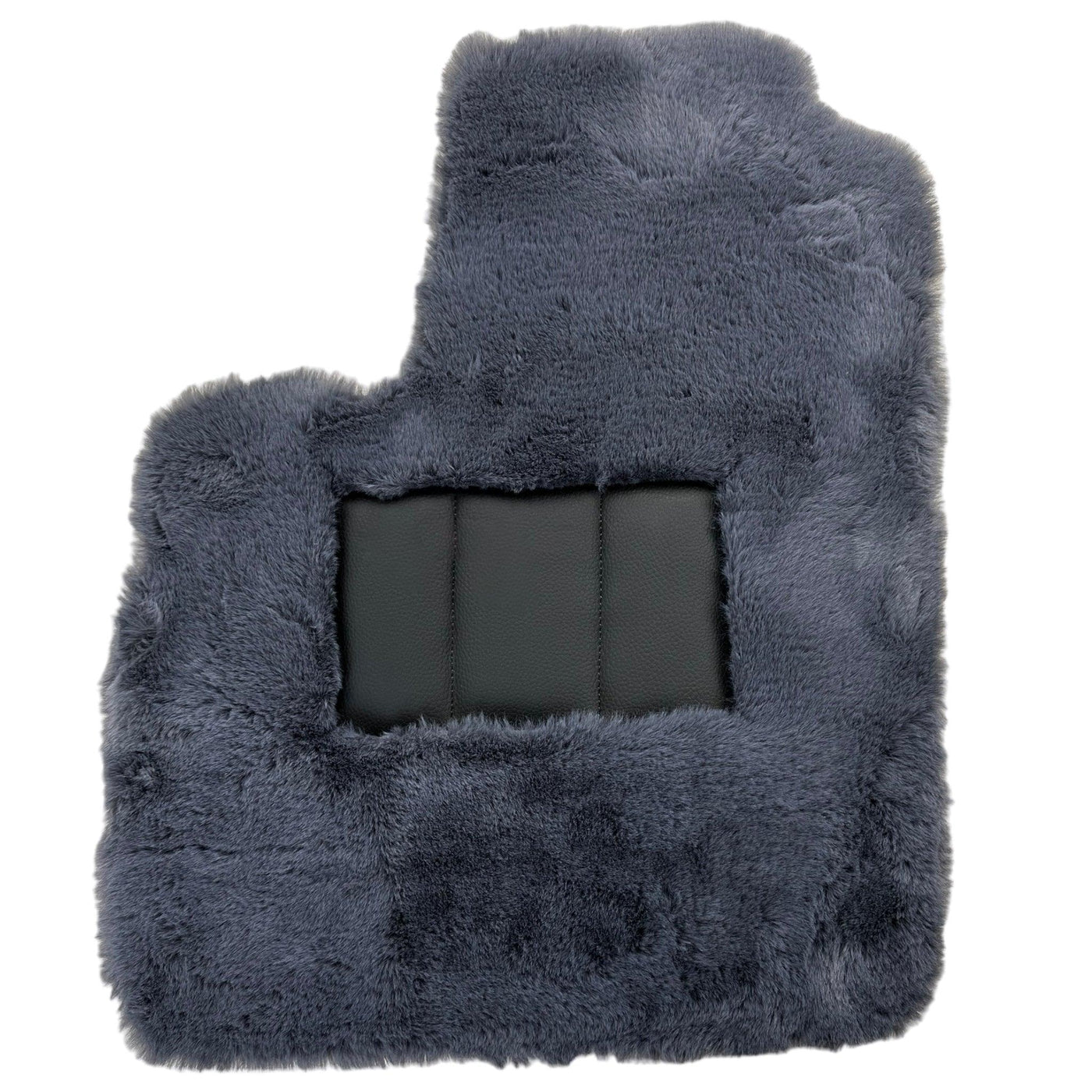 Gray Sheepskin Floor Mats For Bentley Continental GTC (2011-2018) ER56 Design - AutoWin