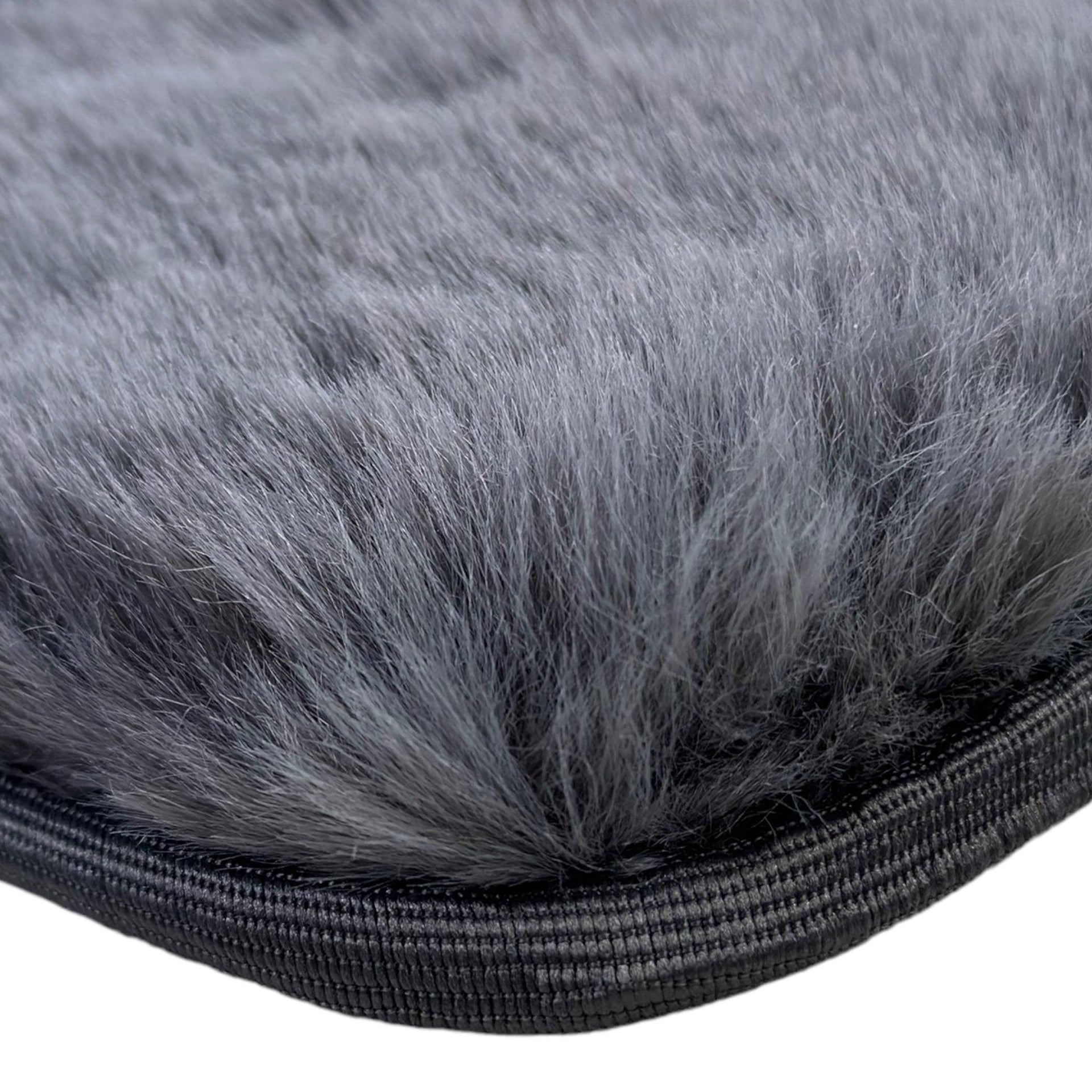 Gray Sheepskin Floor Mats For Bentley Continental GTC (2018-2023) ER56 Design - AutoWin