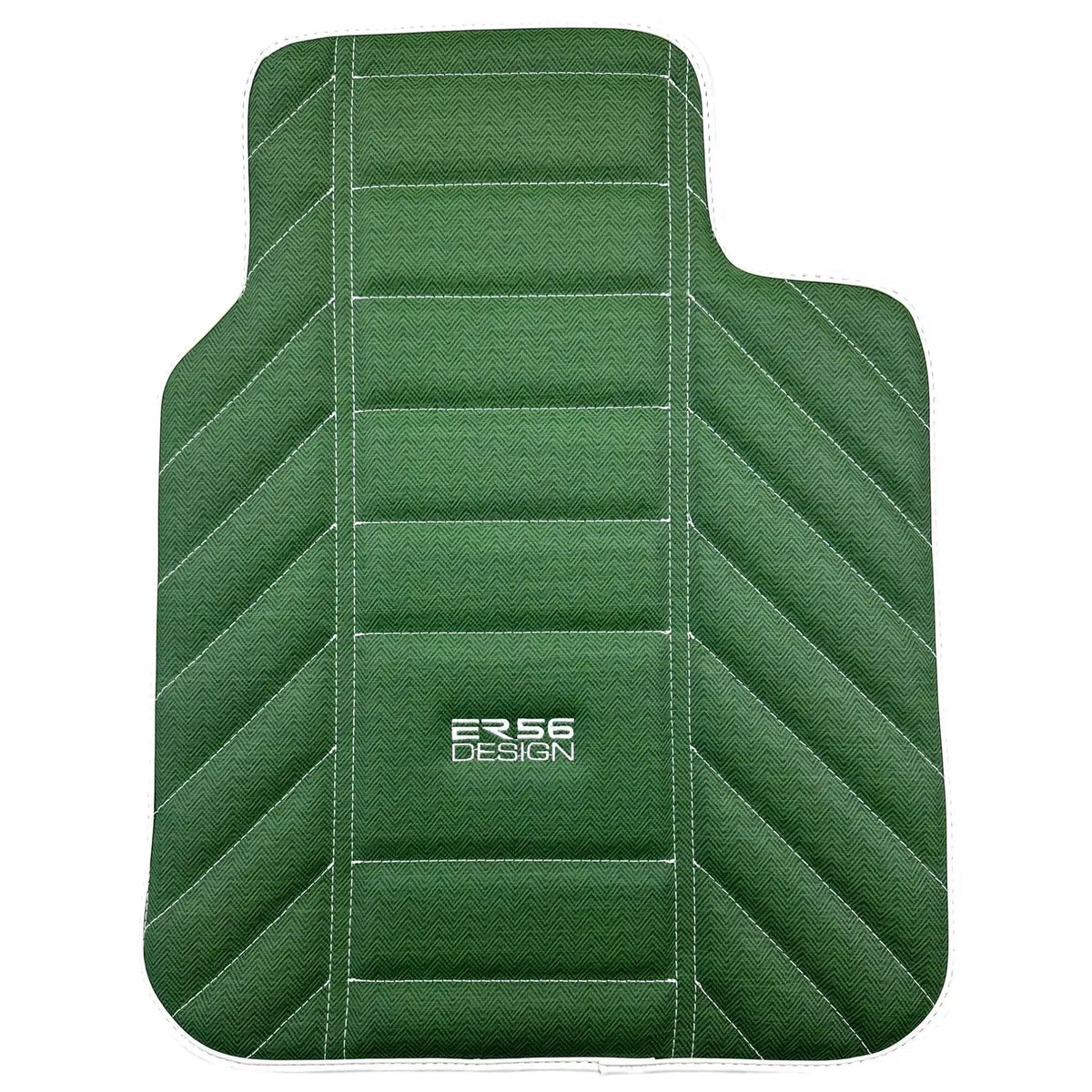 Green Leather Floor Mats For Rolls Royce Black Badge Phantom VIII (2017-2024)