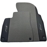 Grey Floor Mats For Bentley Bentayga (2015-2023) with Leather - AutoWin