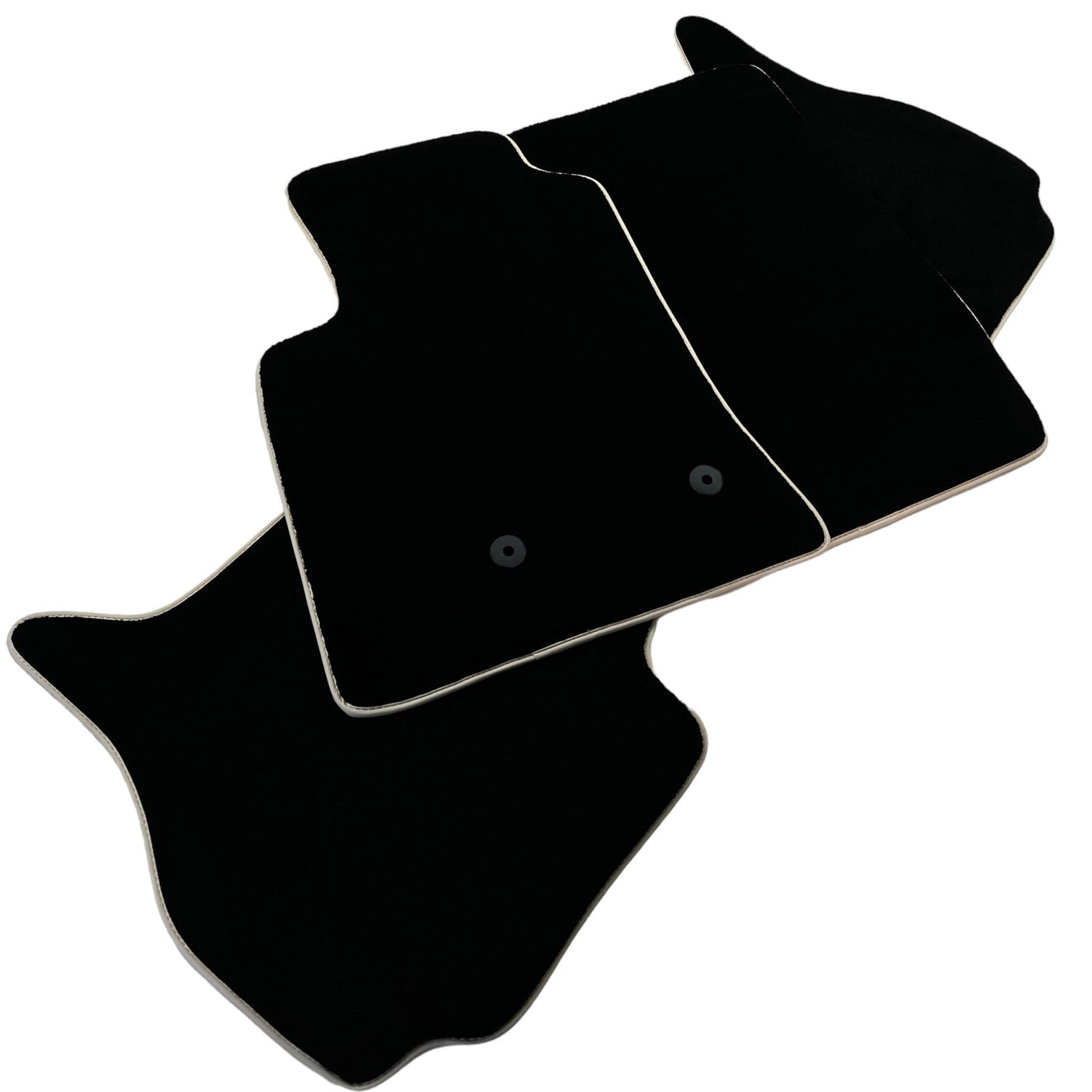 Black Floor Mats For Mitsubishi Pajero V80 (2006-2011) - AutoWin