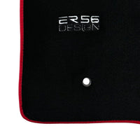Black Floor Mats For Toyota Corolla Verso (2004-2009) ER56 Design - AutoWin