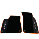 Black Floor Mats For Lamborghini Urus With Alcantara Leather - AutoWin