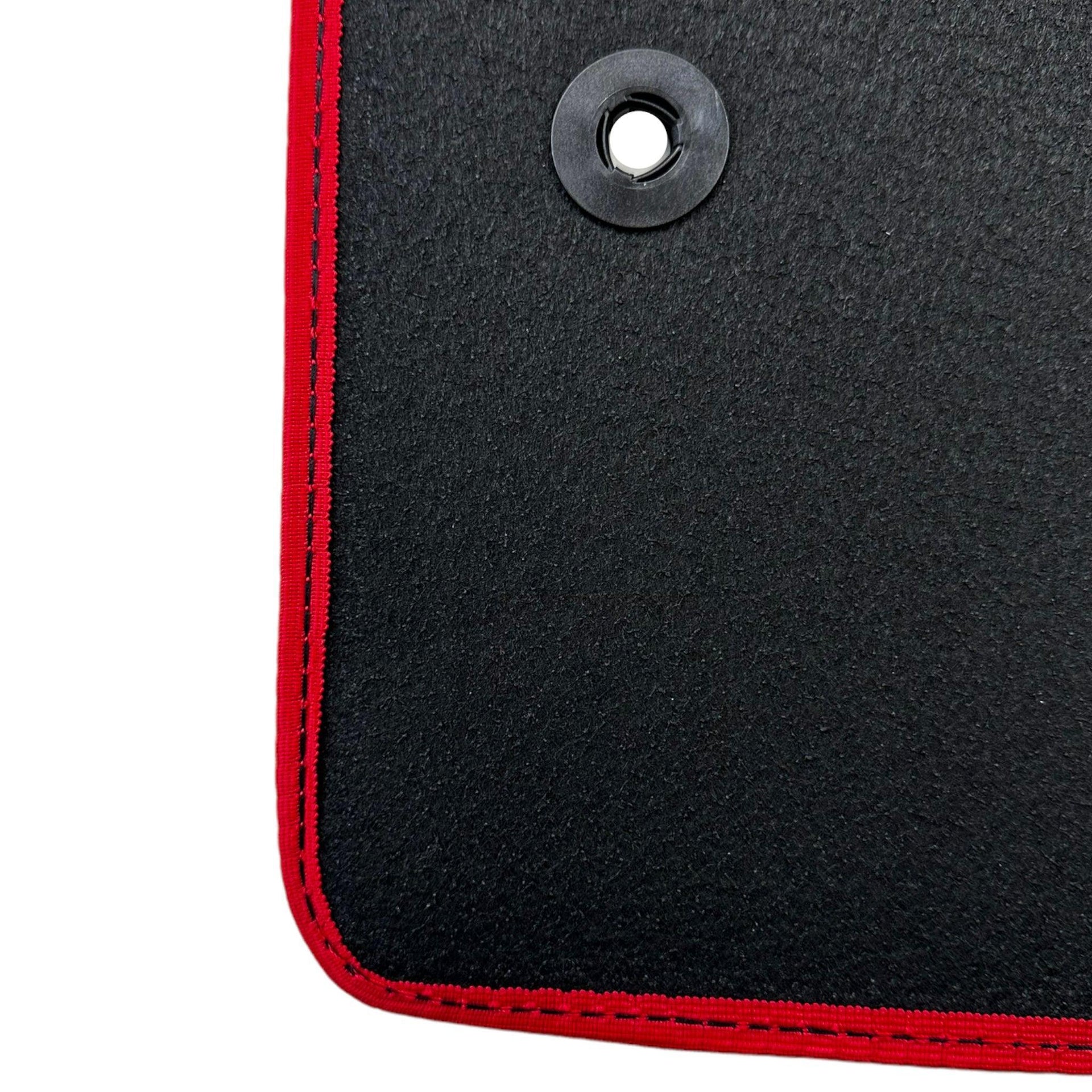 Black Floor Mats For Chevrolet Corvette C8 (2020-2024) - AutoWin