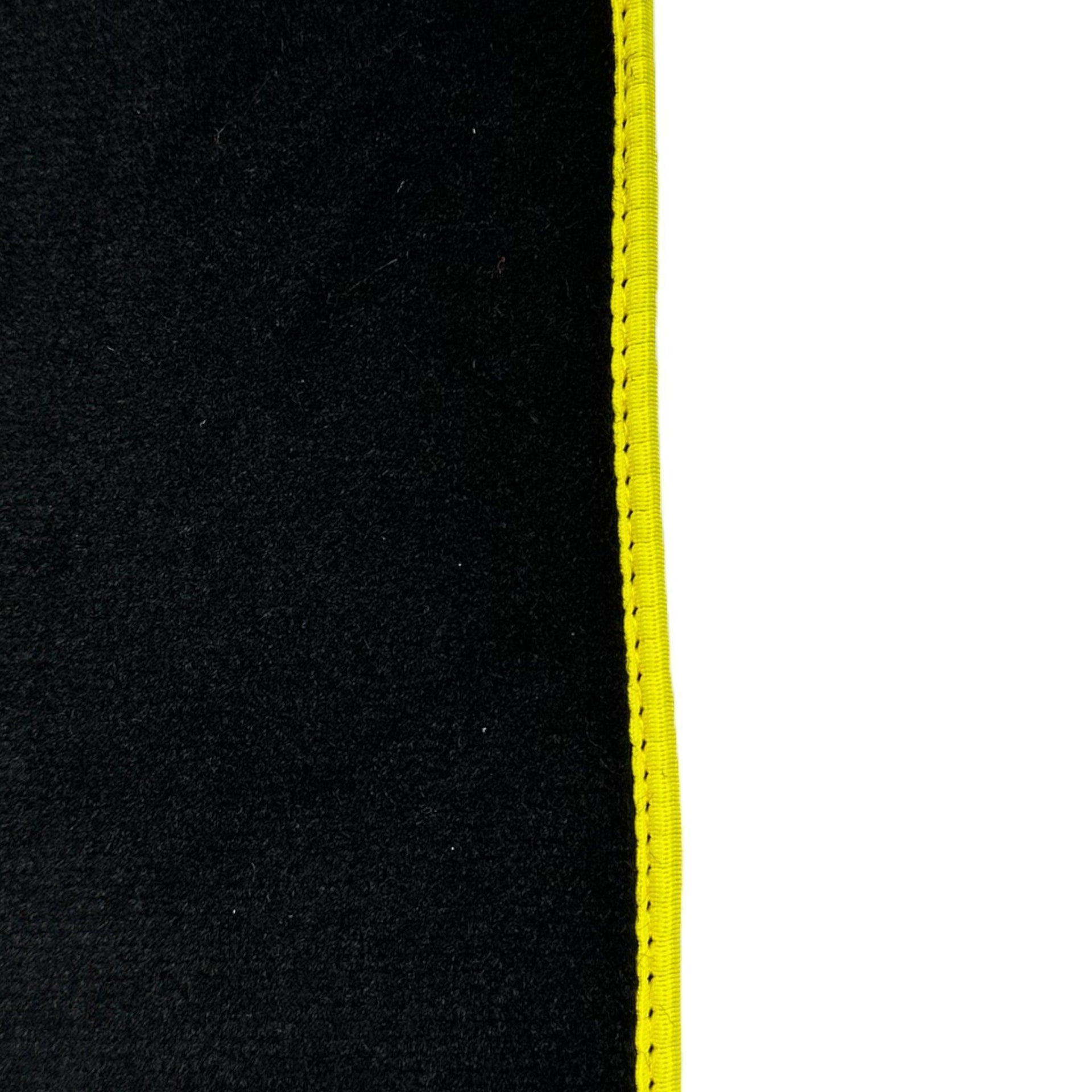 Black Floor Mats For Ferrari F355 1994-1999 With Alcantara Leather - AutoWin