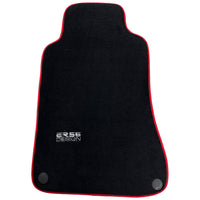Black Floor Mats For Mercedes Benz C-Class W203 (2000-2007) ER56 Design - AutoWin
