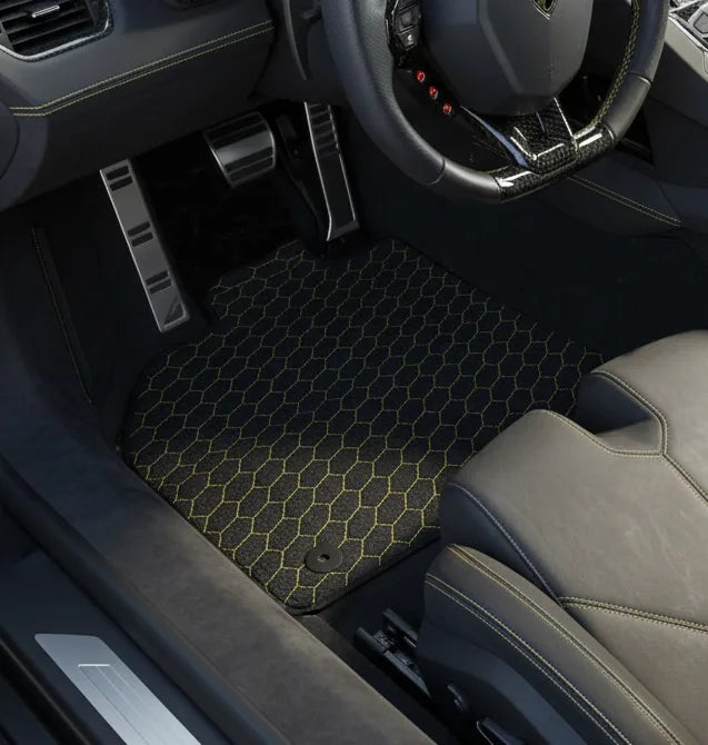 Interior look of floor mats for Lamborghini Aventador SV (2012-2022)