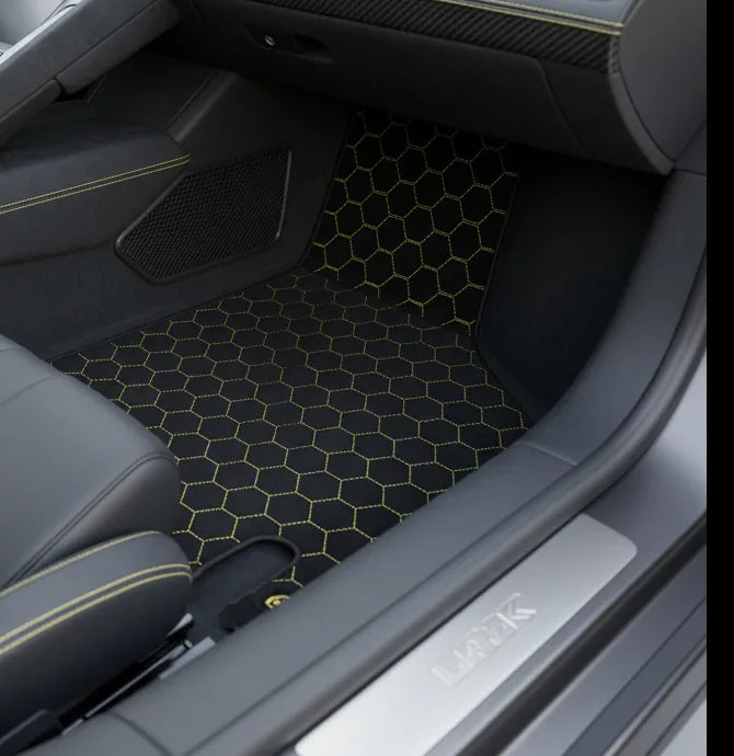 Interior look of floor mats for Lamborghini Countach (1974–1990)