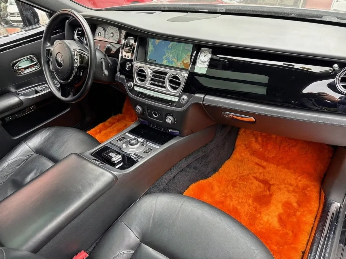 Interior look of floor mats for Rolls Royce Ghost Series II (2021-2024) ER56 Design Brand
