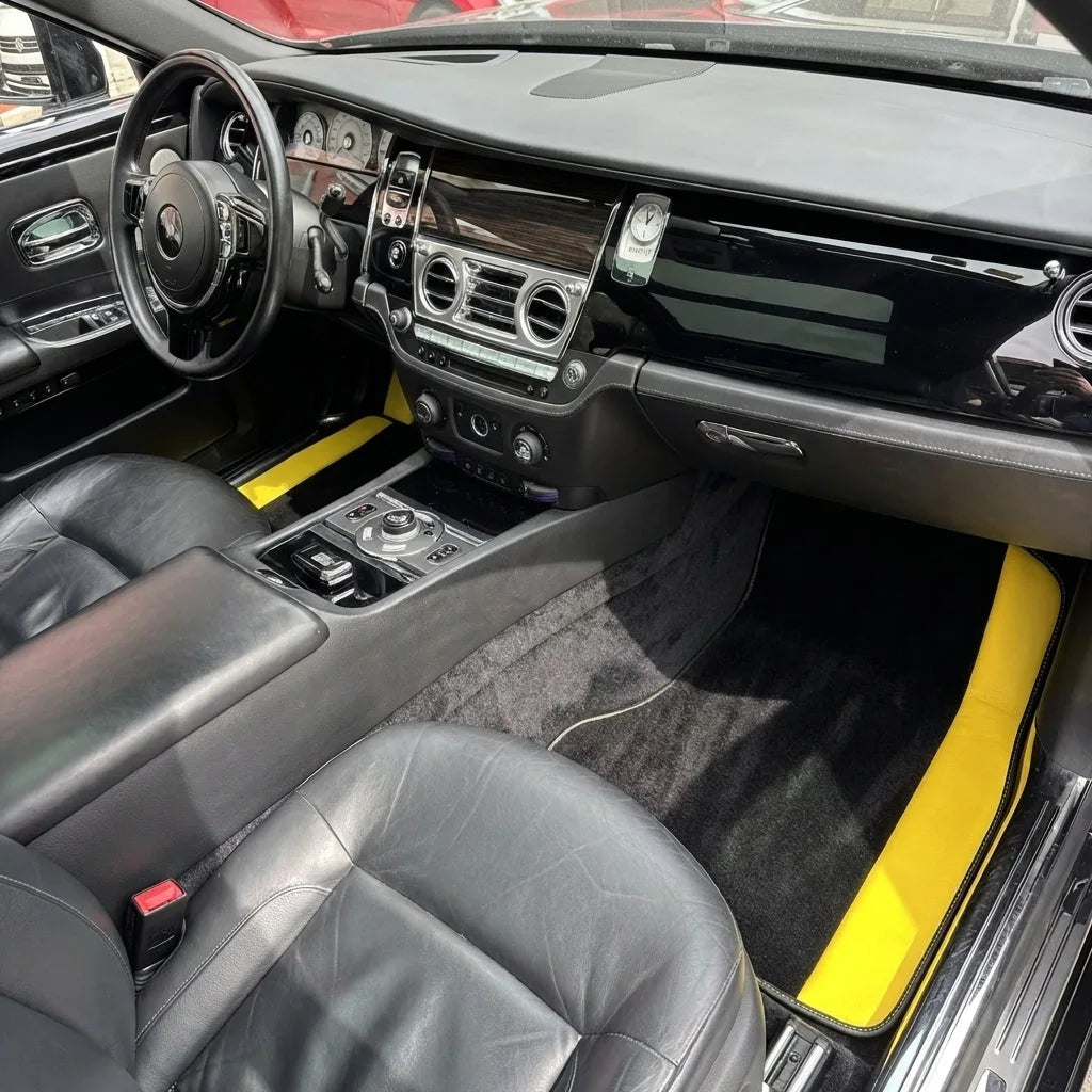 Interior look of floor mats for Rolls Royce Ghost Series II (2021-2024)