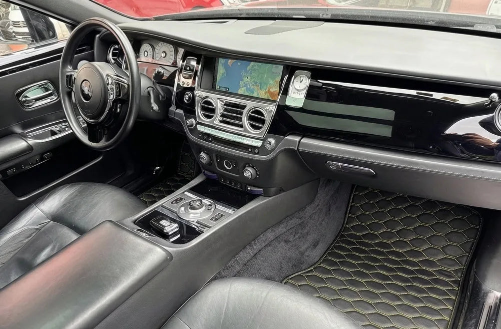 Interior look of floor mats for Rolls Royce Ghost Series II (2021–2024)